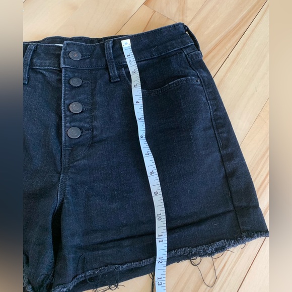 Old Navy black denim shorts size 4 - Picture 6 of 6